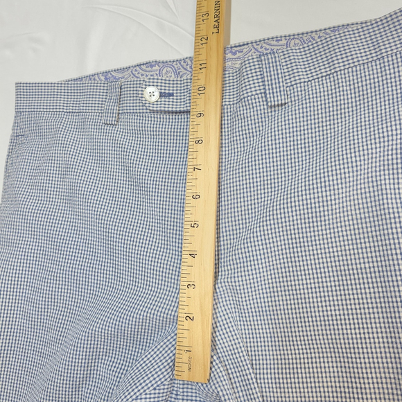 Ivy Heritage Ralph Lauren Pants Men 34x32 Blue Check Cotton Country Club Summer - Picture 11 of 14